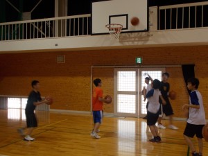バスケットボール部男子合同練習