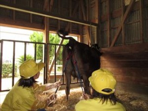 助産中