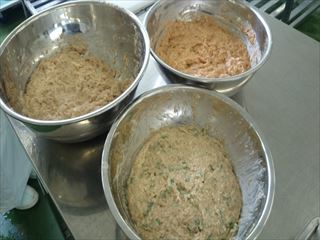 鶏系点天の生地